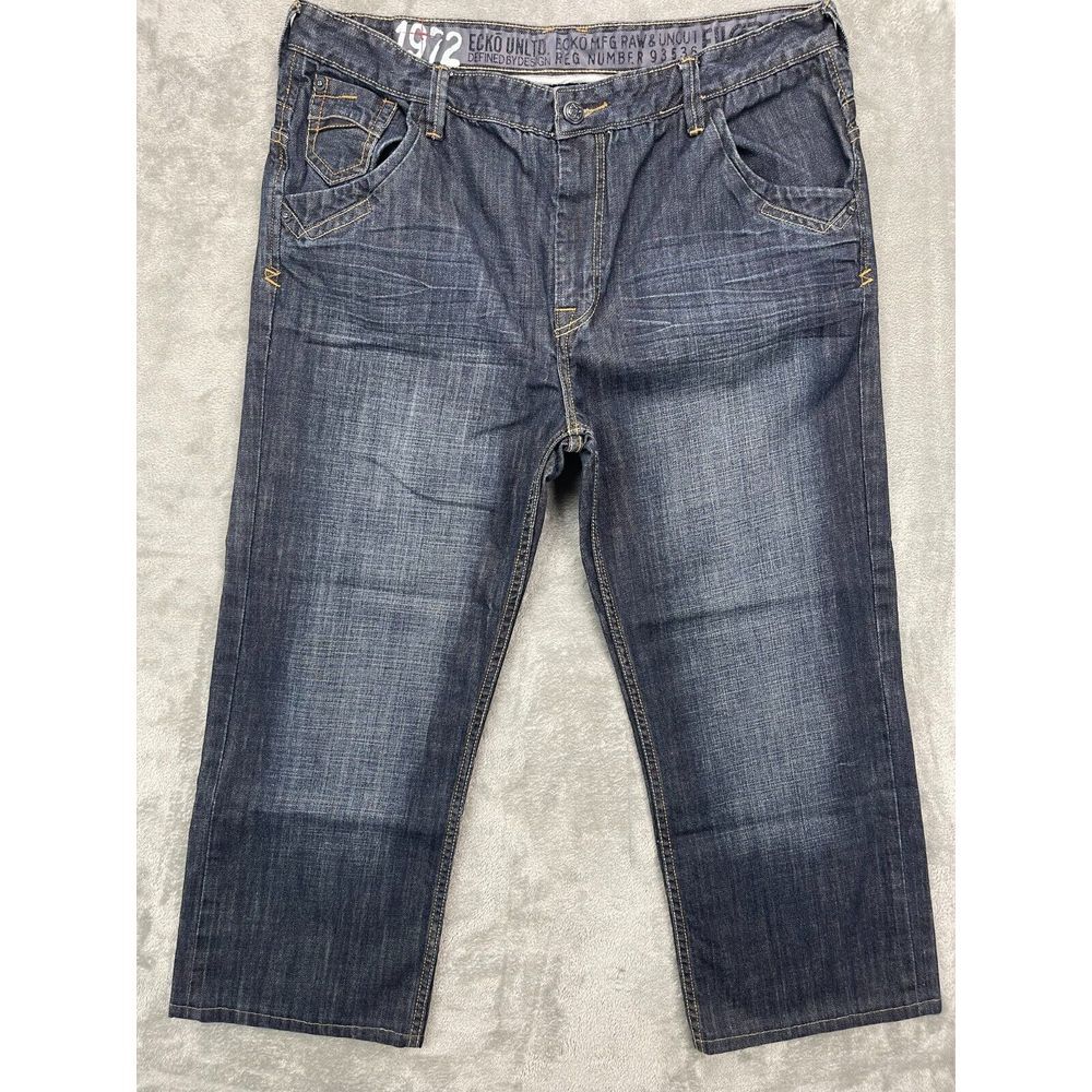 Vintage Ecko Unlimited‎ Men's Jeans Baggy Fit 40x26 90s Y2K Denim
